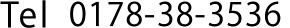 Tel 0178-38-3536